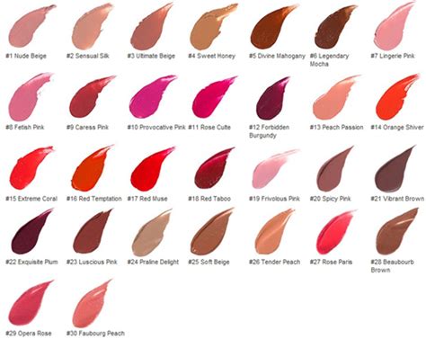 liptint ysl|YSL lip gloss chart.